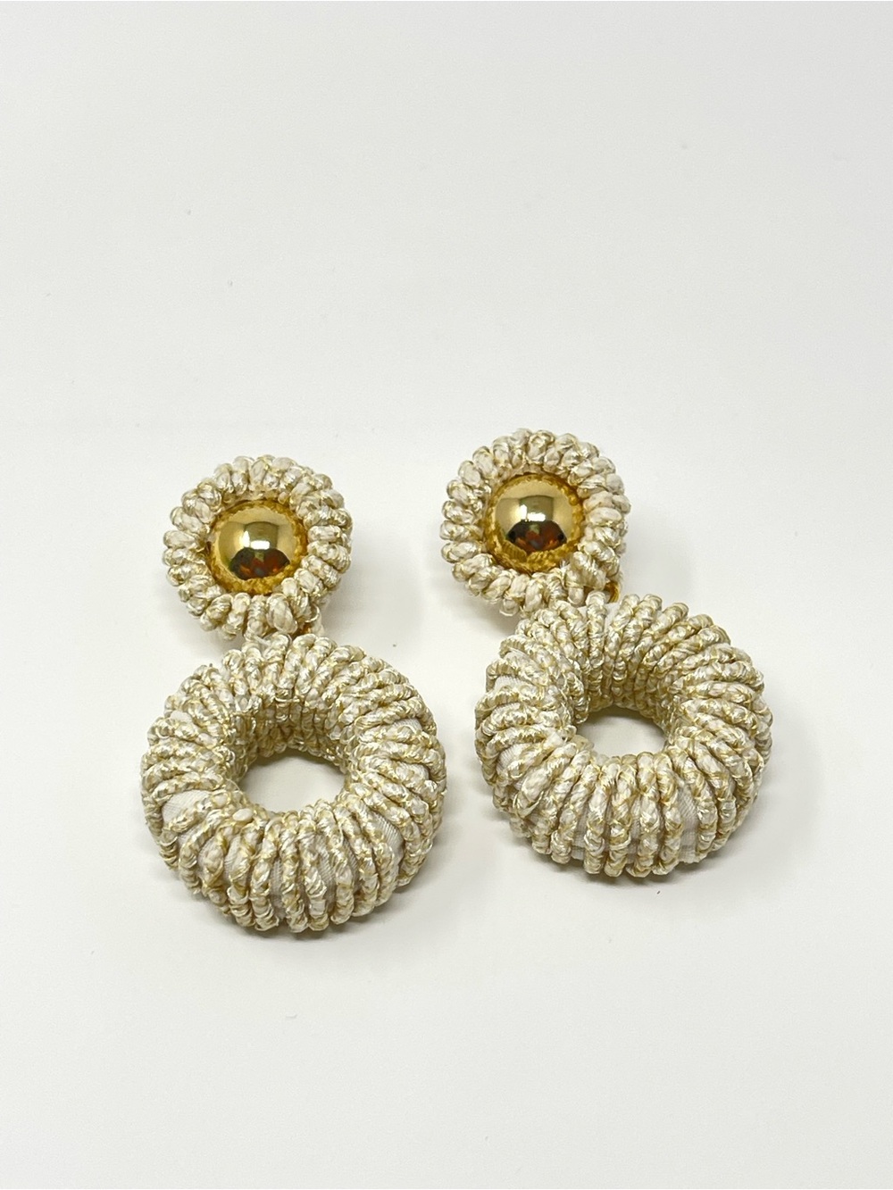 New Anthropologie Drop Dangle Thread Earrings